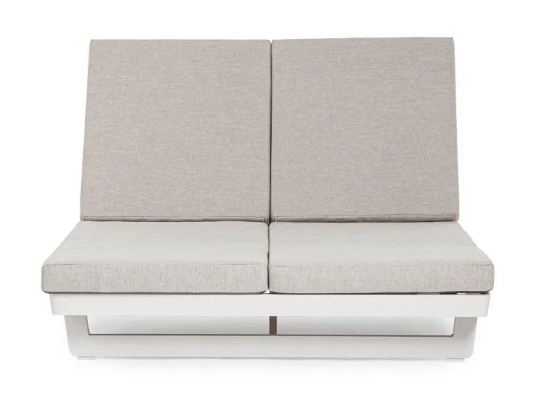 LETTINO DOPPIO IN ALLUMINIO BIANCO WG20 - INFINITY