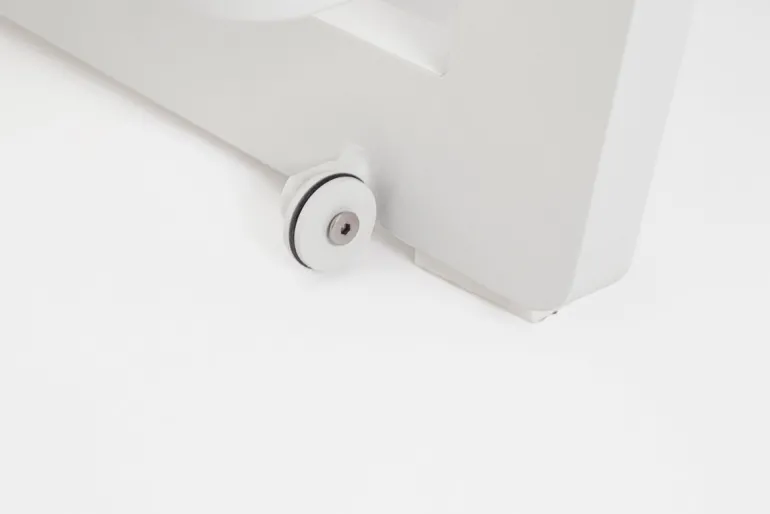 LETTINO DOPPIO IN ALLUMINIO BIANCO WG20 - INFINITY