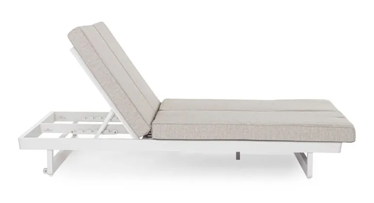 LETTINO DOPPIO IN ALLUMINIO BIANCO WG20 - INFINITY