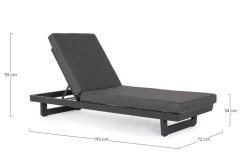 LETTINO IN ALLUMINIO ANTRACITE WG21 - INFINITY