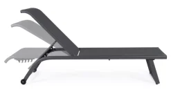 LETTINO IN ALLUMINIO CON RUOTE ANTRACITE - TAYLOR