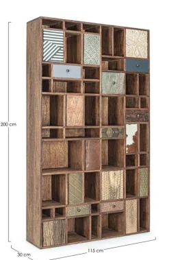 LIBRERIA IN LEGNO - DHAVAL