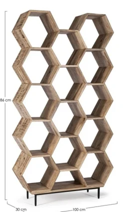 LIBRERIA IN LEGNO - WAHIDA