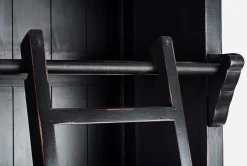 LIBRERIA IN LEGNO NERO - JEFFERSON