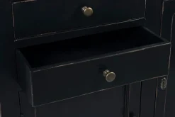 LIBRERIA IN LEGNO NERO - JEFFERSON