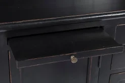 LIBRERIA IN LEGNO NERO - JEFFERSON