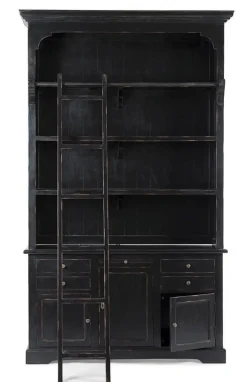 LIBRERIA IN LEGNO NERO - JEFFERSON