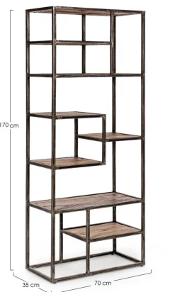 LIBRERIA IN METALLO - ELMER