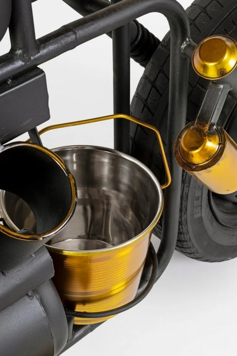 MOBILE BAR IN ACCIAIO - MOTO SPEED