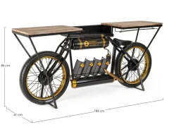 MOBILE BAR IN ACCIAIO - MOTO EPIC