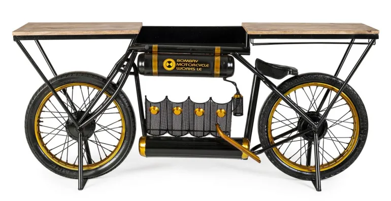 MOBILE BAR IN ACCIAIO - MOTO EPIC