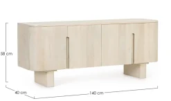 MOBILE PORTA TV IN LEGNO - SERAPIS