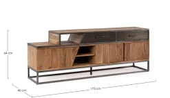 MOBILE PORTA TV IN LEGNO - JANAK