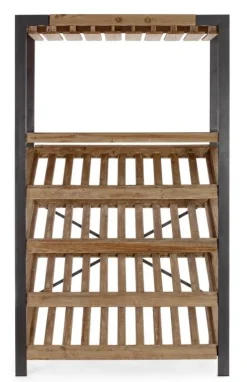 MOBILE PORTABOTTIGLIE IN LEGNO - KANTIN