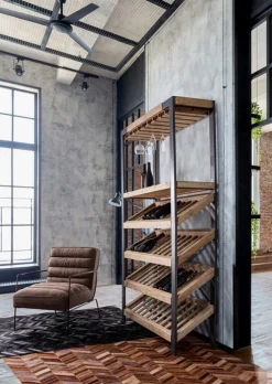 MOBILE PORTABOTTIGLIE IN LEGNO - KANTIN