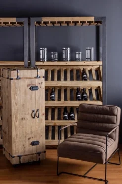 MOBILE PORTABOTTIGLIE IN LEGNO - KANTIN