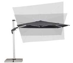 OMBRELLONE BRACCIO ARIES 3X3 ANOD-GRI T