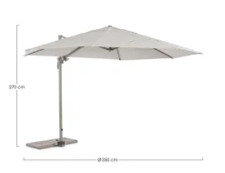 OMBRELLONE BRACCIO IN ALLUMINIO SABBIA - ORLAND