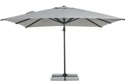 OMBRELLONE BRACCIO IN ALLUMINIO 3X3 ANTRACITE - INES