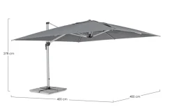 OMBRELLONE BRACCIO IN ALLUMINIO 4X4 - INES