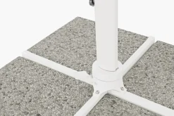 OMBRELLONE BRACCIO IN ALLUMINIO 3X4 BIANCO - EDEN