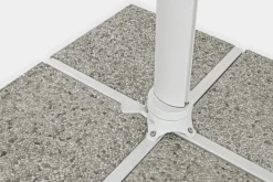 OMBRELLONE BRACCIO IN ALLUMINIO 4X4 BIANCO - EDEN