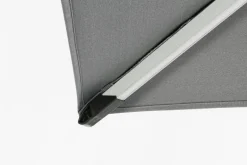 OMBRELLONE BRACCIO IN ALLUMINIO 3X3 ANTRACITE - INES