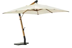 OMBRELLONE BRACCIO IN LEGNO 3X4 ECRU - CAPUA