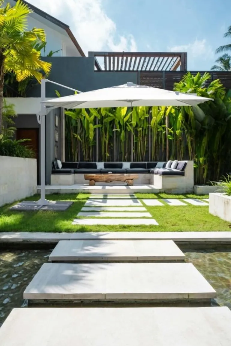 OMBRELLONE BRACCIO VEGA 3X3 BIANCO