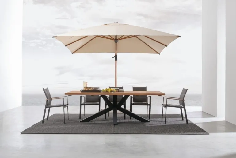 OMBRELLONE IN ALLUMINIO 3X4 BEIGE - ORION