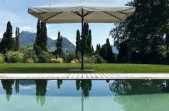 OMBRELLONE IN ALLUMINIO 4X4 GRIGIO ANTRACITE - ALGHERO