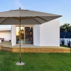 OMBRELLONE IN ALLUMINIO 3X3 TORTORA - ECLIPSE