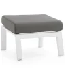 OTTOMAN IN ALLUMINIO BIANCO JX11 - KLEDI