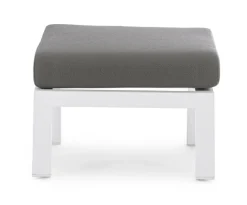 OTTOMAN IN ALLUMINIO BIANCO JX11 - KLEDI