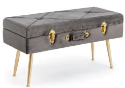 PANCA CONTENITORE GRIGIO - POLINA