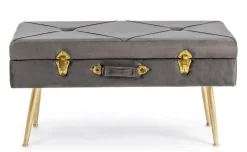 PANCA CONTENITORE GRIGIO - POLINA