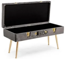 PANCA CONTENITORE GRIGIO - POLINA