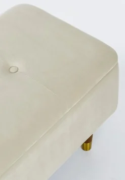 PANCA CONTENITORE IN VELLUTO NATURALE - KIRA