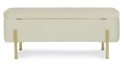 PANCA CONTENITORE IN VELLUTO NATURALE - IRINA