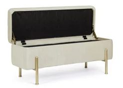 PANCA CONTENITORE IN VELLUTO NATURALE - IRINA