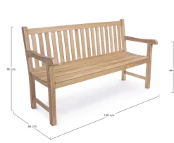 PANCA IN TEAK - LINDA