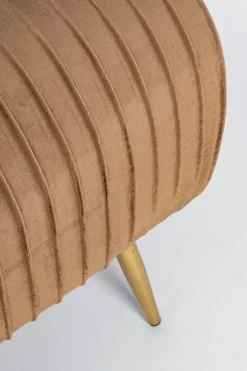 PANCA IN VELLUTO BRONZO - SELENA