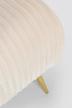 PANCA IN VELLUTO CREMA - SELENA