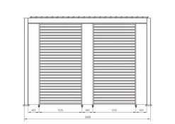 PANNELLO VERTICALE PERGOLA OCEAN NATURAL