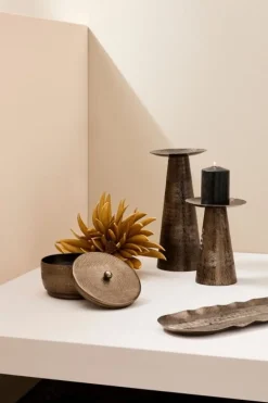 P.CANDELA CLAMP NERO H30,5