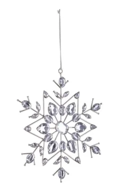 PENDAGLIO BEAD FIOCCO NEVE 6P ARG 19X19