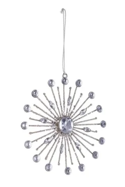 PENDAGLIO BEAD FIOCCO NEVE 16P ARG 15X15