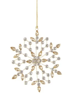 PENDAGLIO JEXON FIOCCO NEVE 6P ORO 15X15