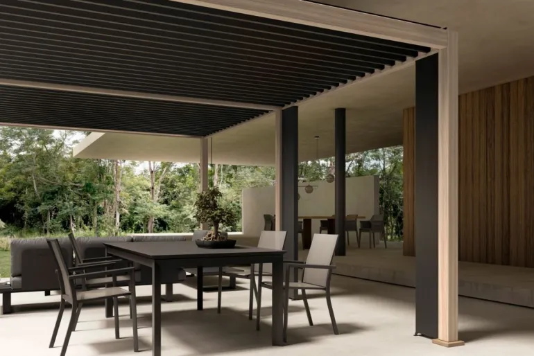 PERGOLA OCEAN 3.6X6 NATURAL-ANTRACITE