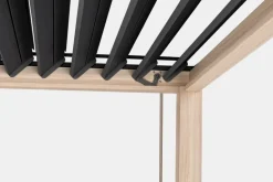 PERGOLA OCEAN 3.6X3.6 NATURAL-ANTRACITE